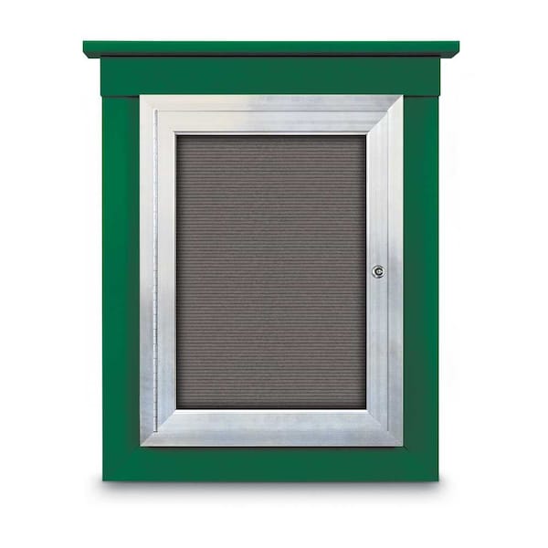 Sliding Glass Enclosed Letterboard, 72"x4